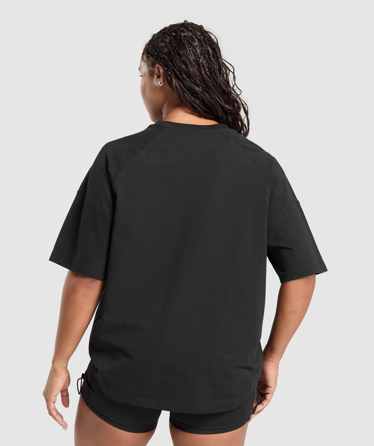 Gymshark Legacy Logo Oversized T-Shirt - Black