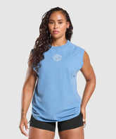 Gymshark Legacy Logo Tank - Classic Blue