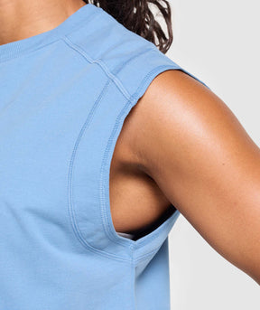Gymshark Legacy Logo Tank - Classic Blue