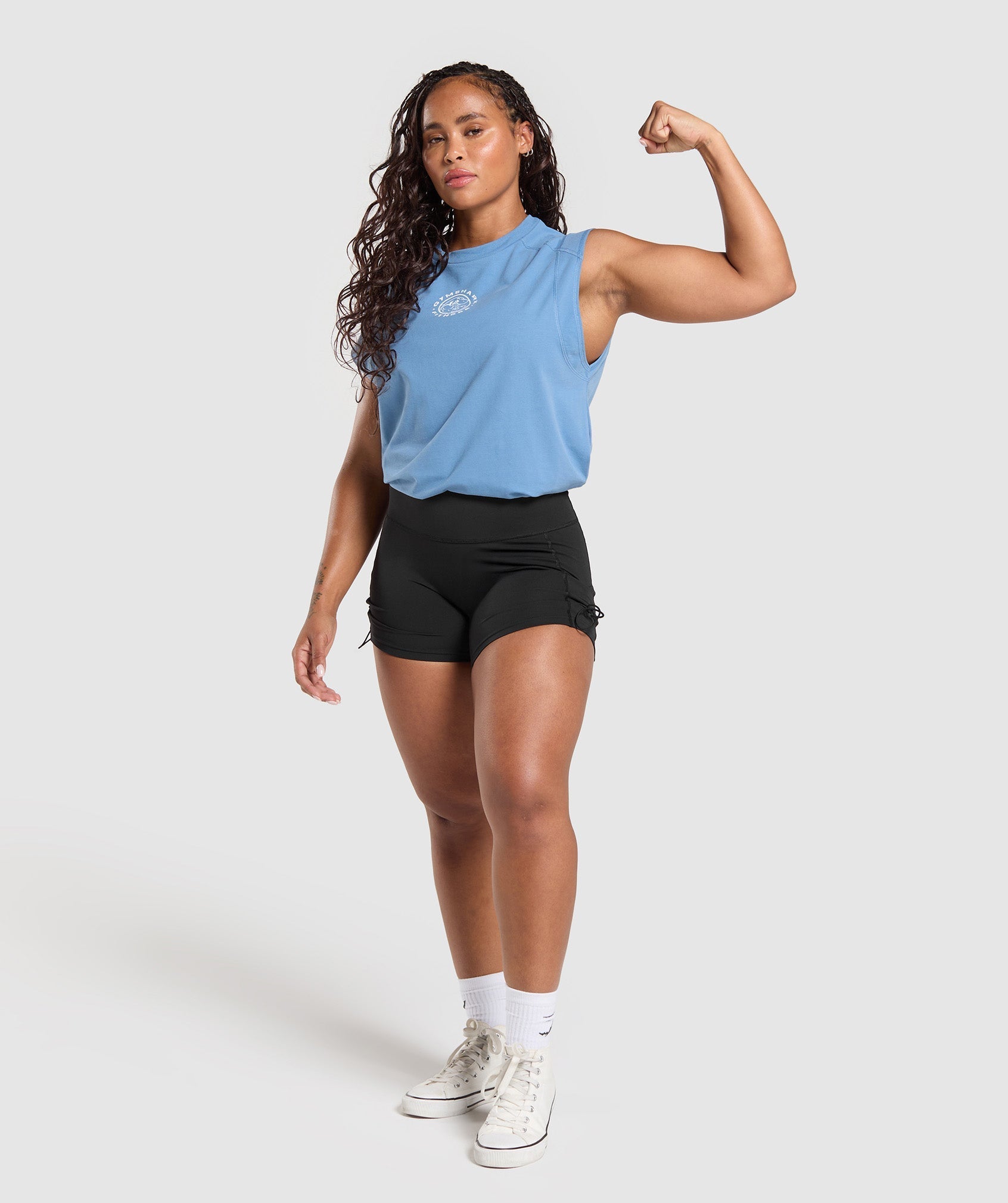 Gymshark Legacy Logo Tank - Classic Blue