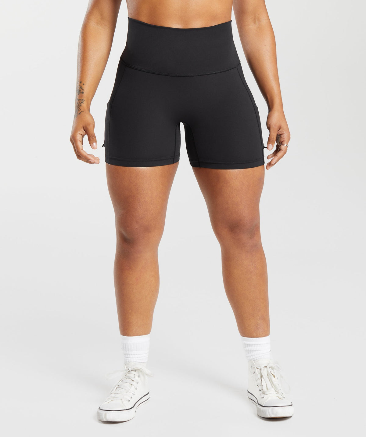 Gymshark Legacy Logo Tight Shorts - Black