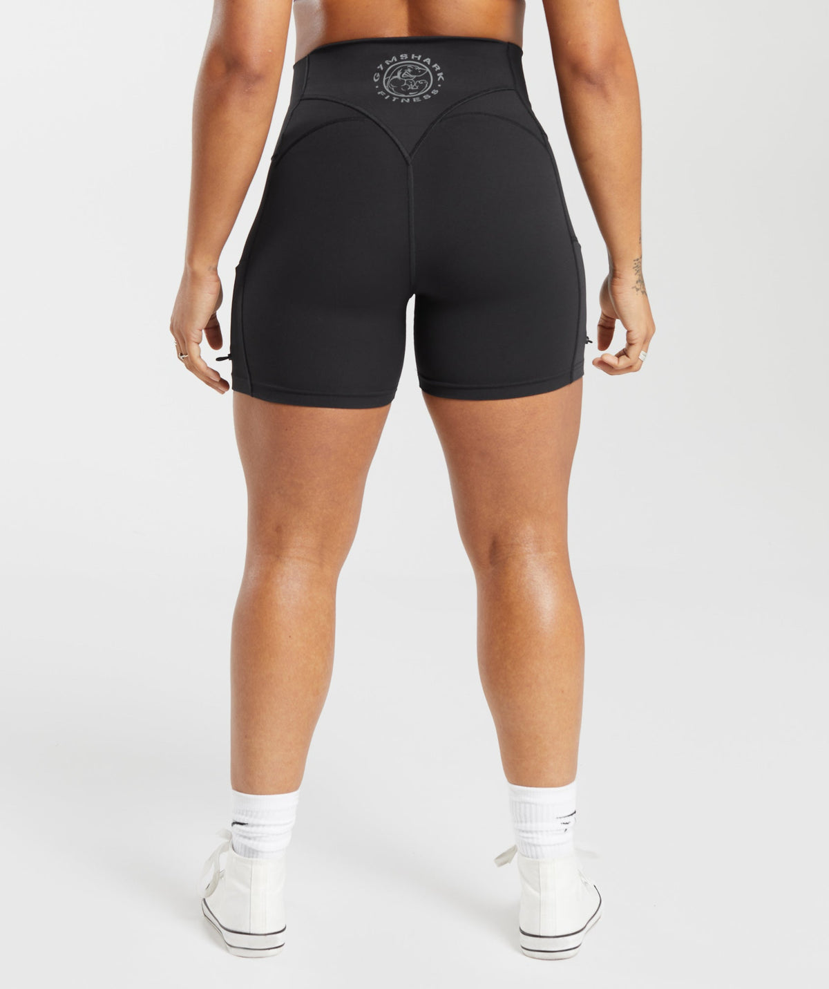 Gymshark Legacy Logo Tight Shorts - Black