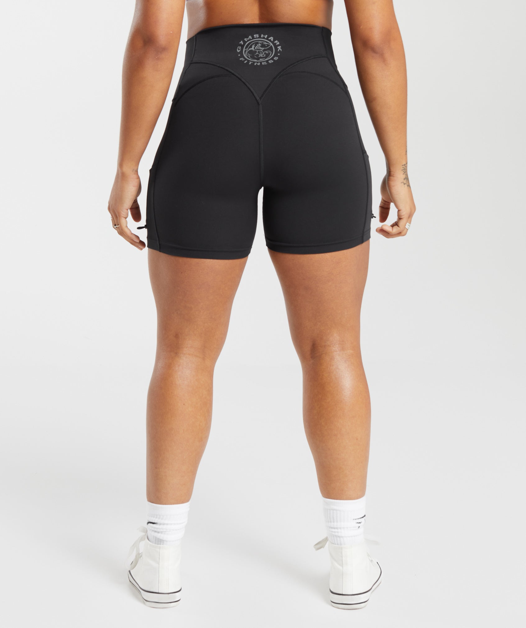 Gymshark Legacy Logo Tight Shorts - Black