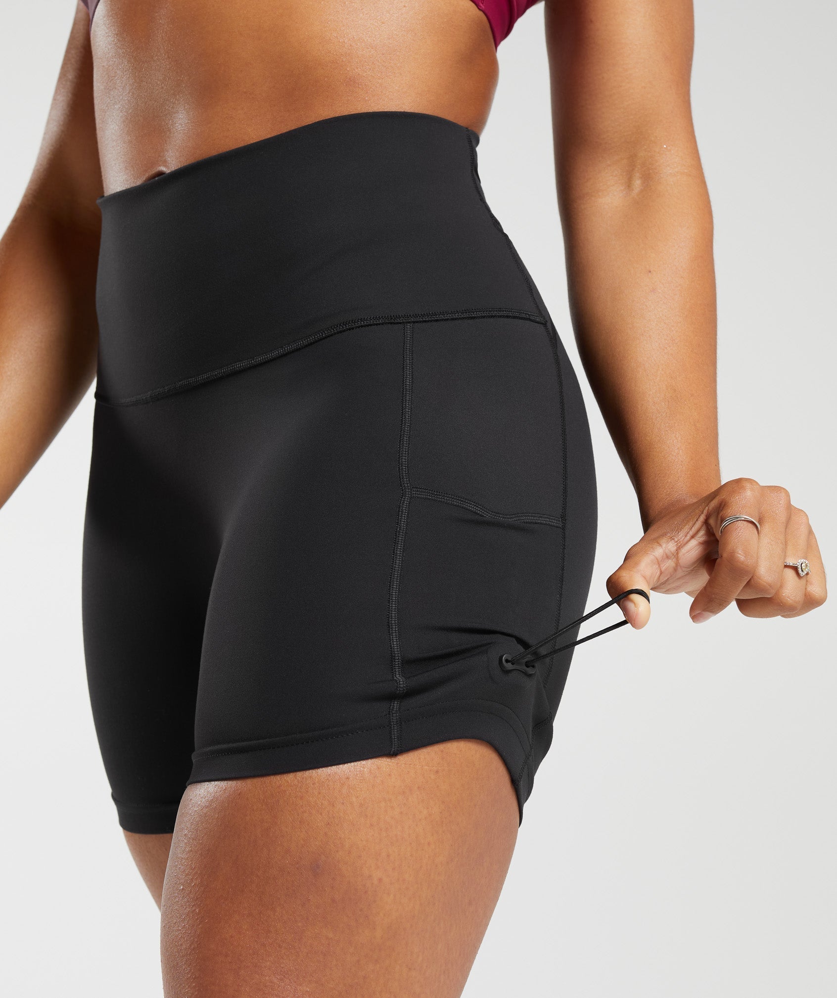 Gymshark Legacy Logo Tight Shorts - Black