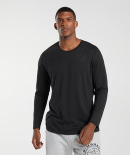 Gymshark Legacy Long Sleeve T-Shirt - Black