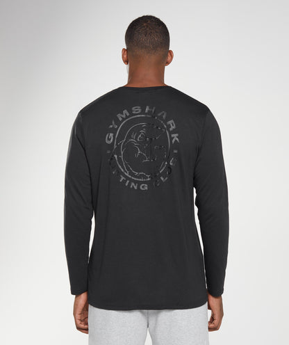 Gymshark Legacy Long Sleeve T-Shirt - Black
