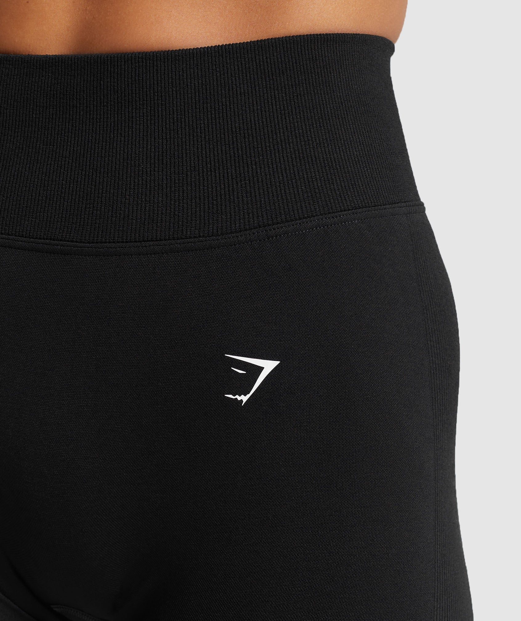 Gymshark Lift Seamless Shorts - Black/Black Marl