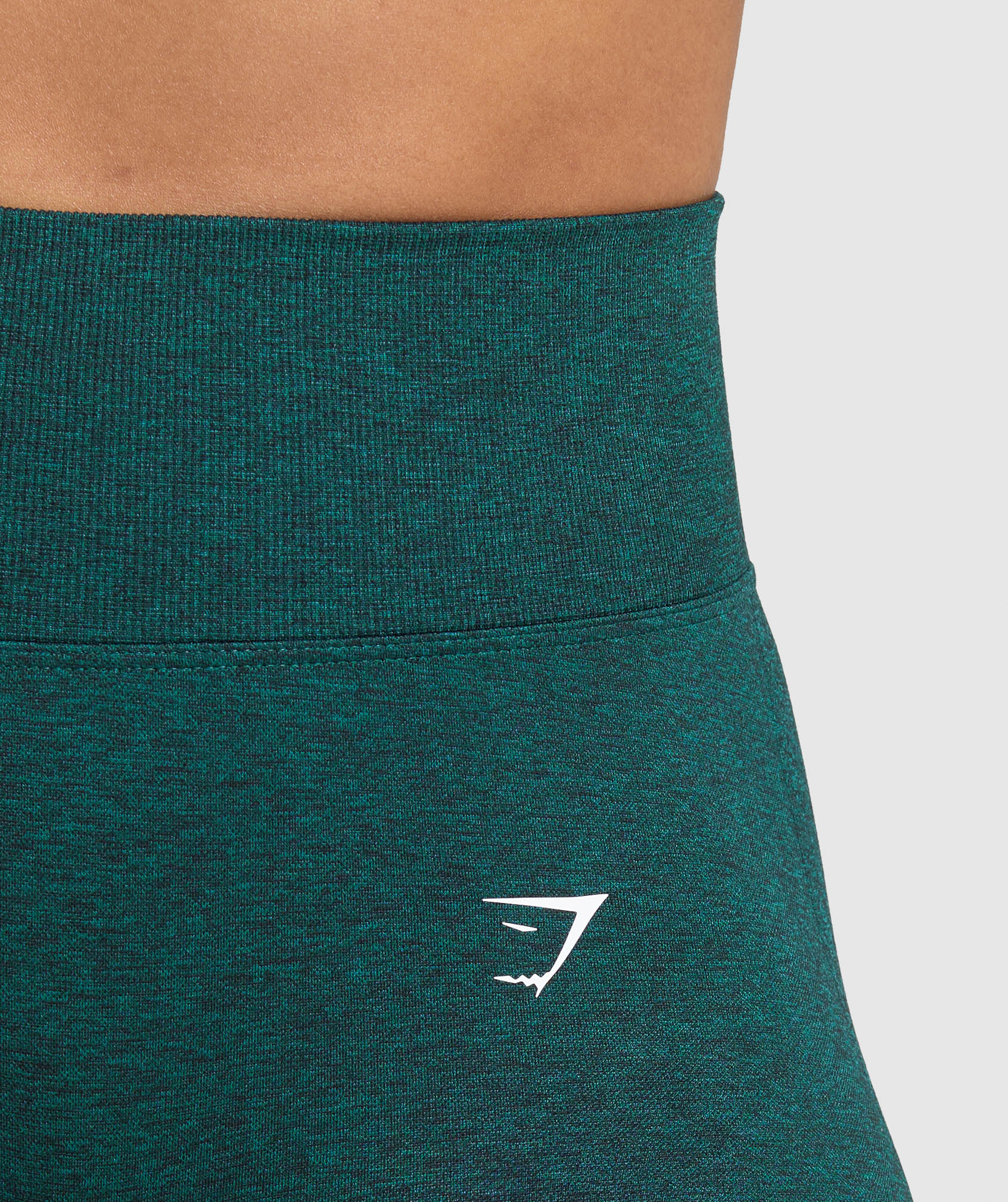 Gymshark Lift Seamless Leggings - Functional Teal/Black Marl