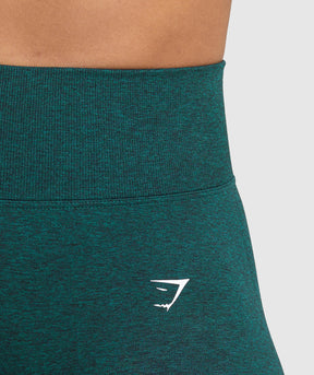 Gymshark Lift Seamless Leggings - Functional Teal/Black Marl