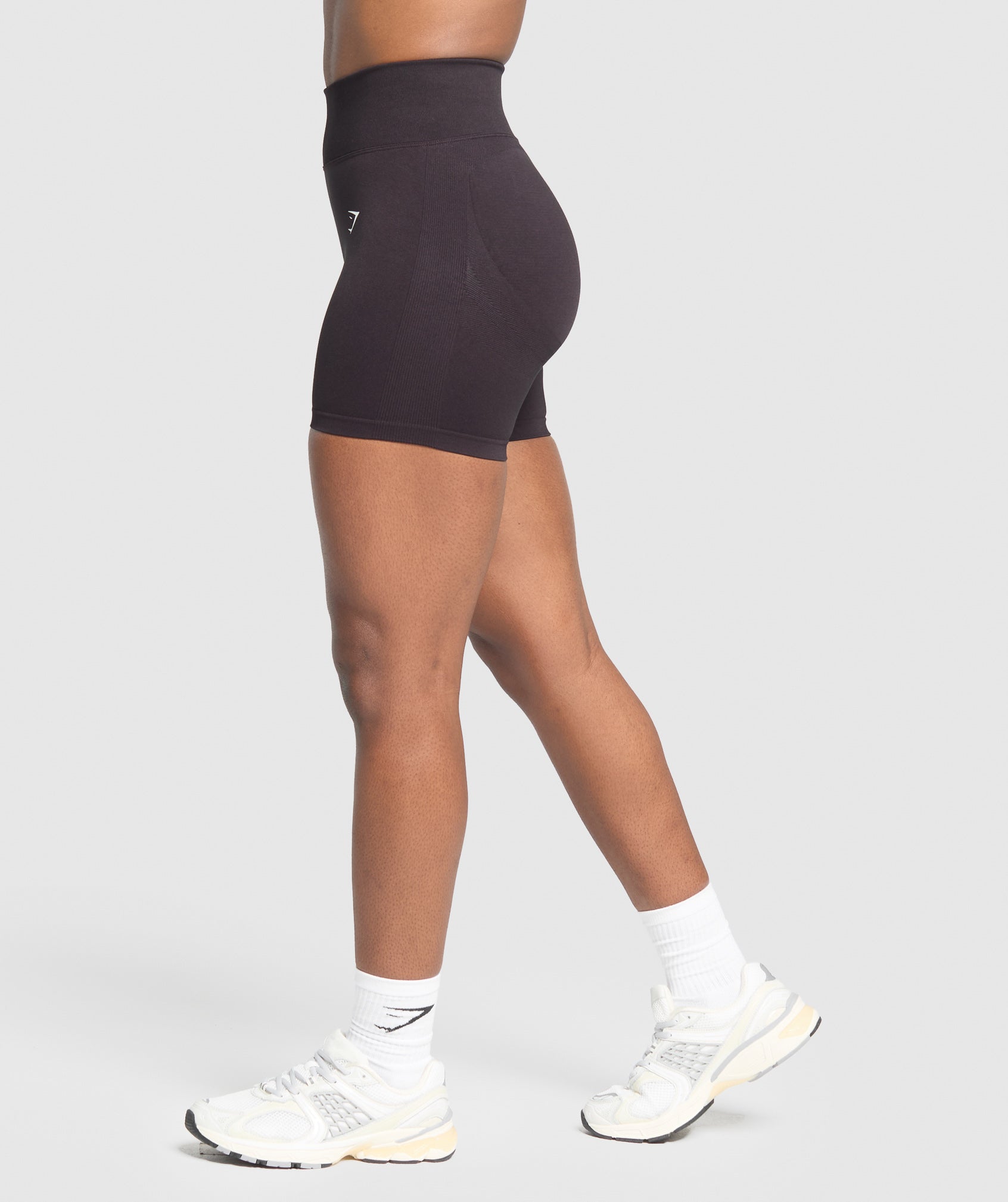 Gymshark Lift Seamless Shorts - Depth Purple/Black Marl