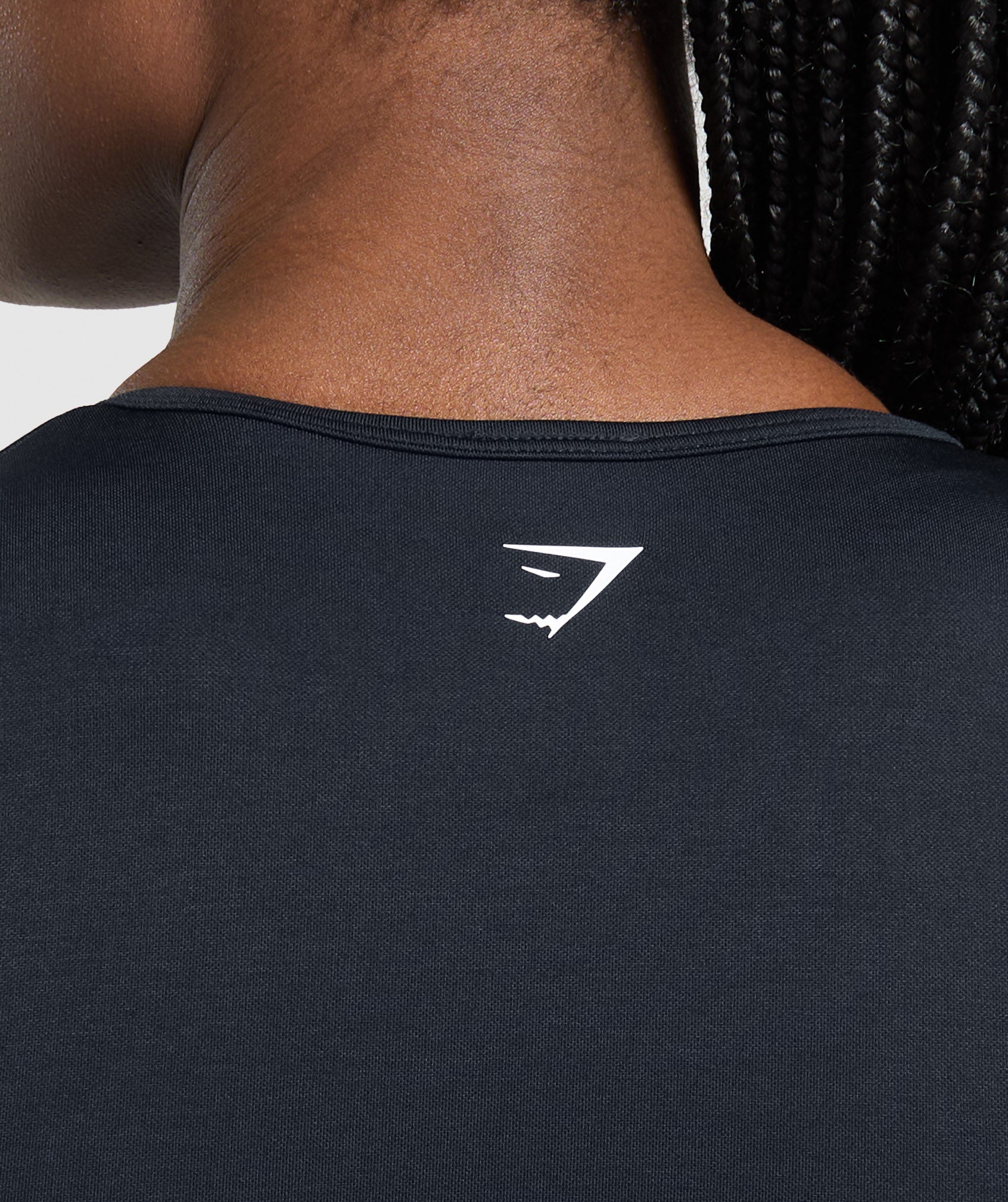 Gymshark Lift Seamless Zip Up Jacket - Midnight Blue/Black Marl
