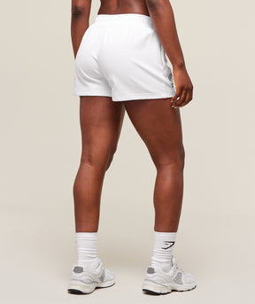 Gymshark Lifting Club Mesh Shorts - White
