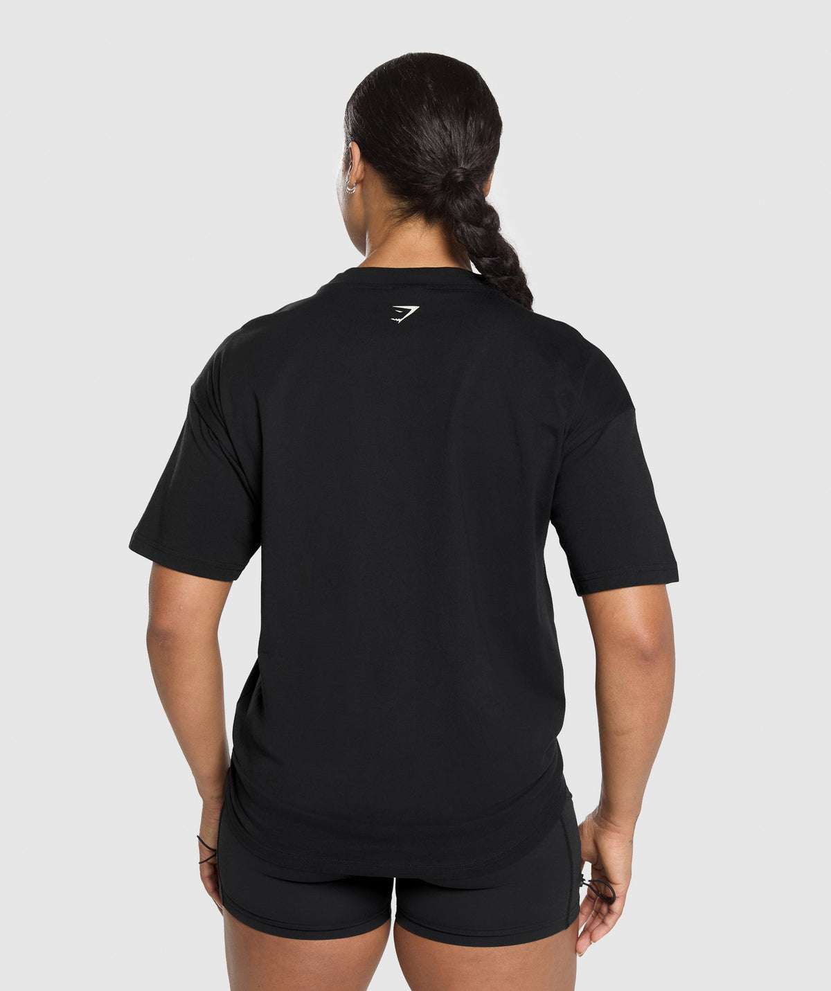 Gymshark Lifting Essentials Graphic Oversized T-Shirt - Black