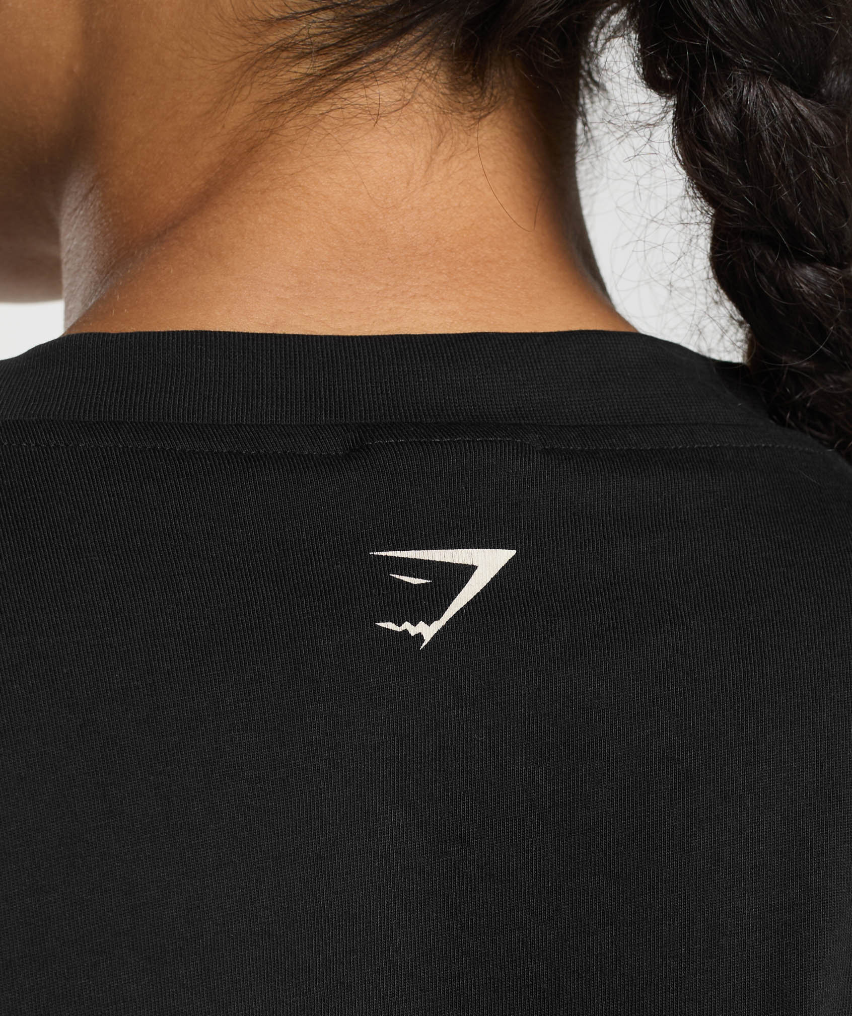 Gymshark Lifting Essentials Graphic Oversized T-Shirt - Black