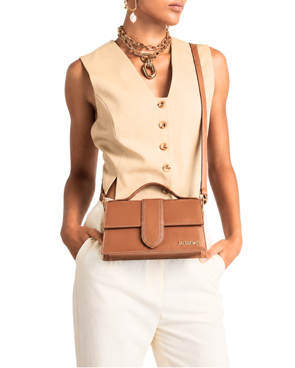 Le Grand Bambino Light Brown - White Stitching
