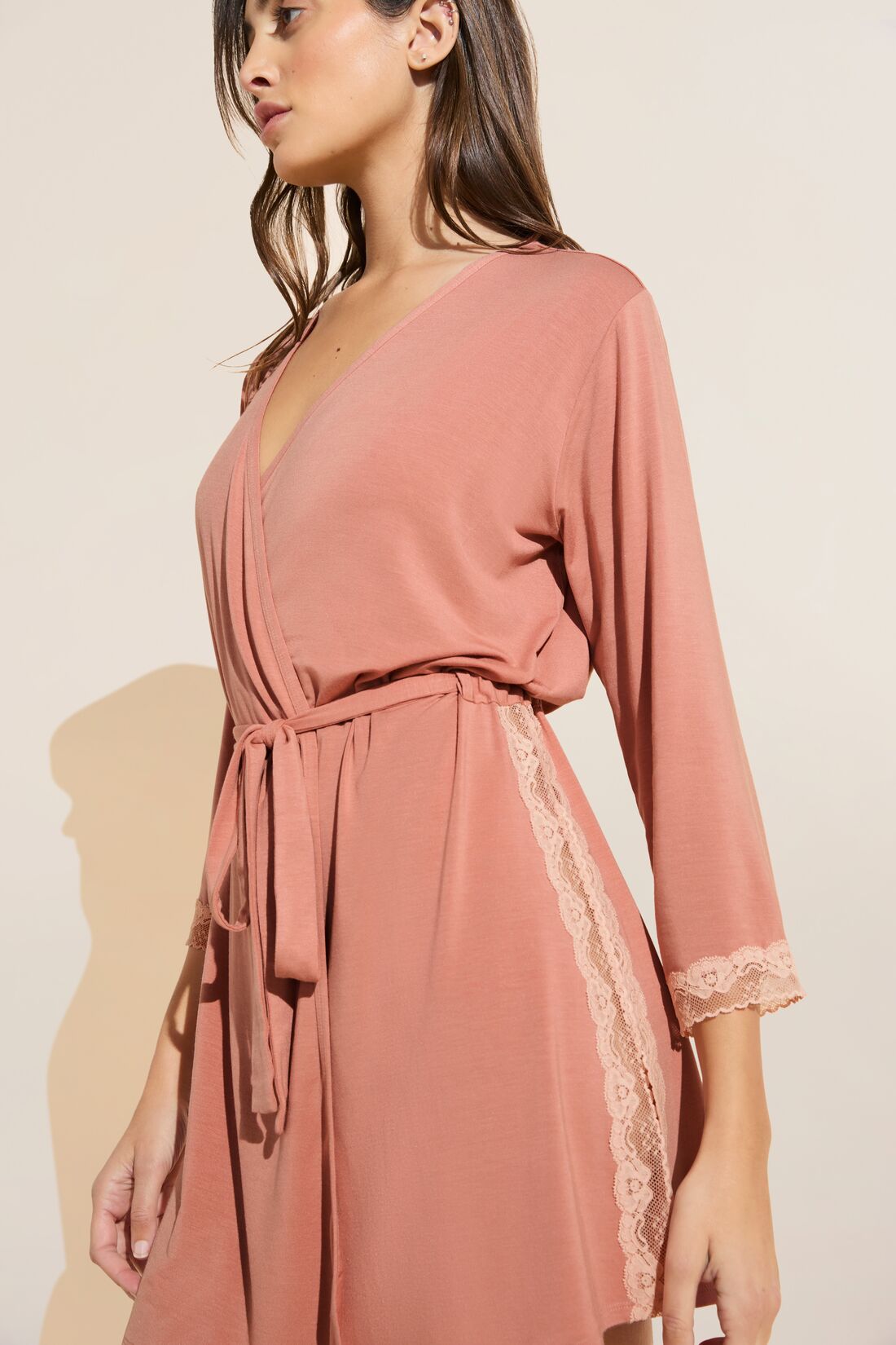 Flora TENCEL™ Modal 3/4 Sleeve Robe