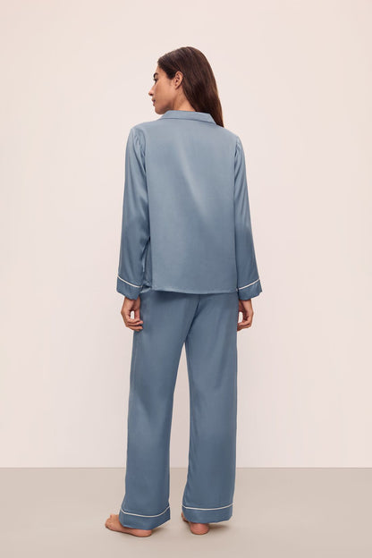 Inez Washable Silk Long PJ Set