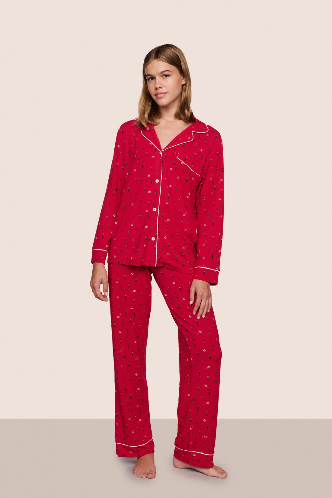 Gisele Printed TENCEL™ Modal Long PJ Set