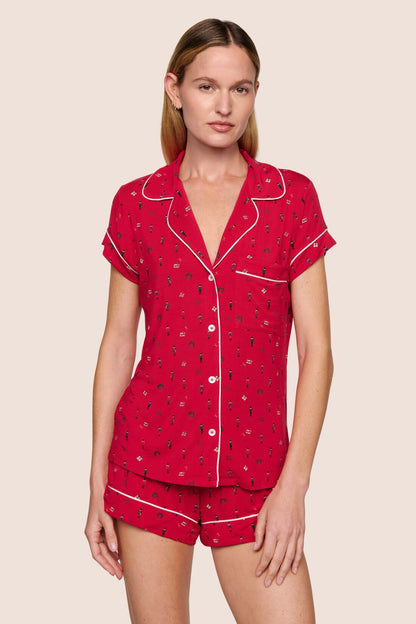 Gisele Printed TENCEL™ Modal Shortie Short PJ Set