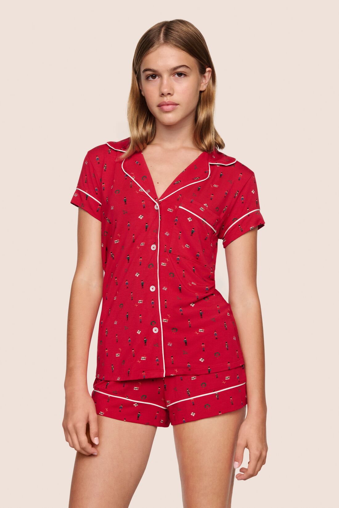 Gisele Printed TENCEL™ Modal Shortie Short PJ Set