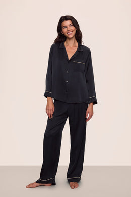 Inez Washable Silk Long PJ Set