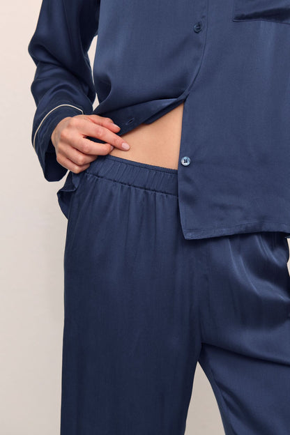 Inez Washable Silk Long PJ Set