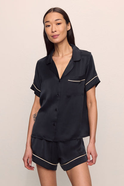 Inez Washable Silk Short PJ Set