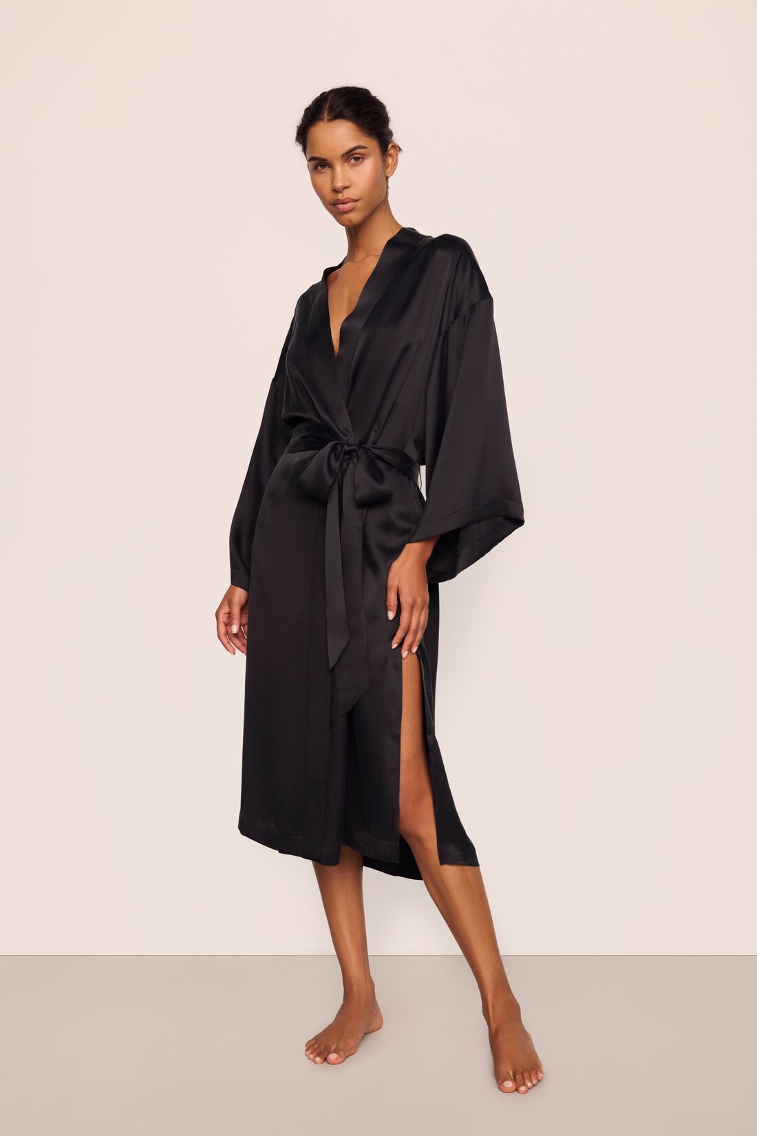 Inez Washable Silk Robe