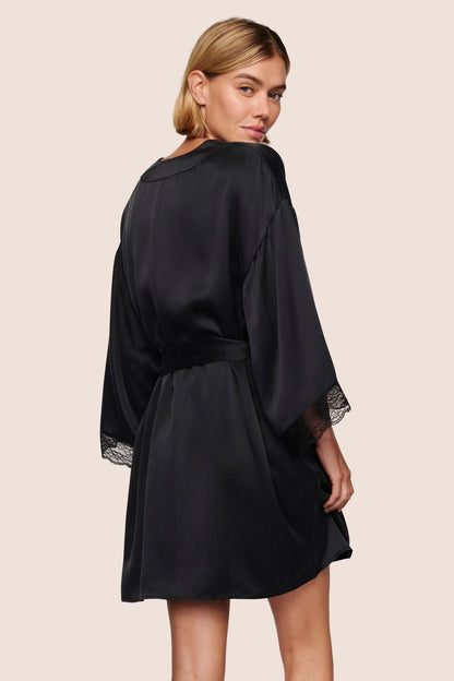 Washable Silk Lace Robe
