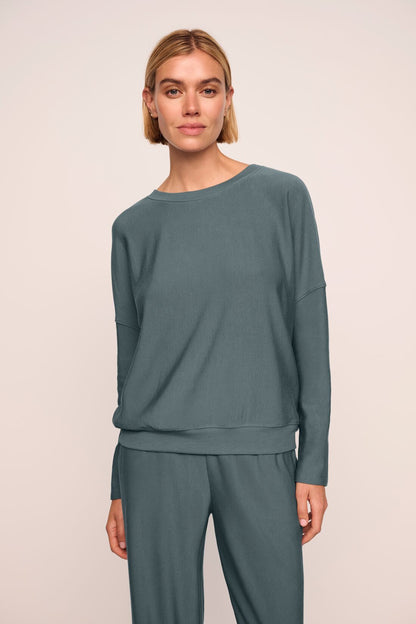 Softest Sweats Boat Neck Pullover