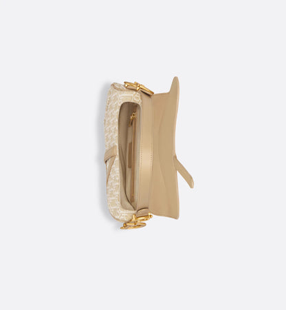 DIOR Saddle Shoulder Bag Dior Oblique Jacquard Canvas