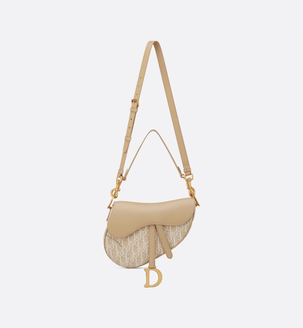DIOR Saddle Shoulder Bag Dior Oblique Jacquard Canvas