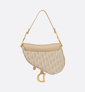 DIOR Saddle Shoulder Bag Dior Oblique Jacquard Canvas