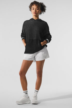 Sports Club Sweater Knit Hoodie