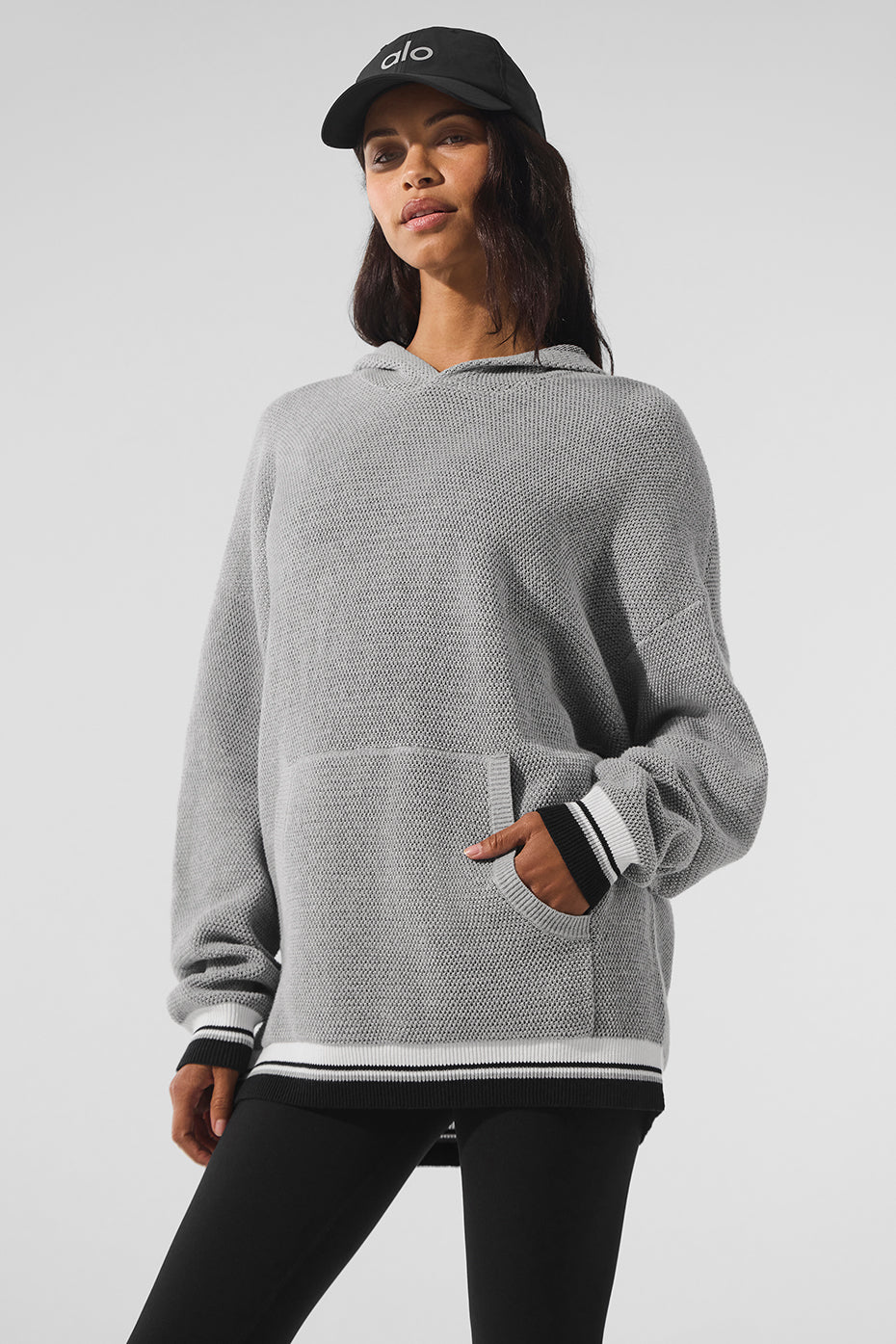 Sports Club Sweater Knit Hoodie