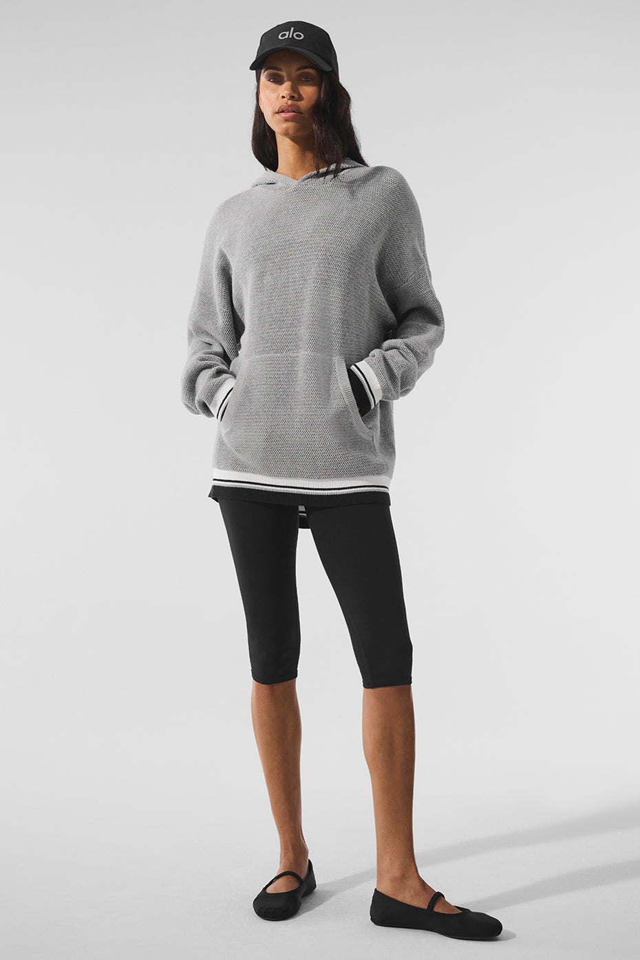 Sports Club Sweater Knit Hoodie