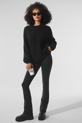 Domain Rib Knit Crew Sweater