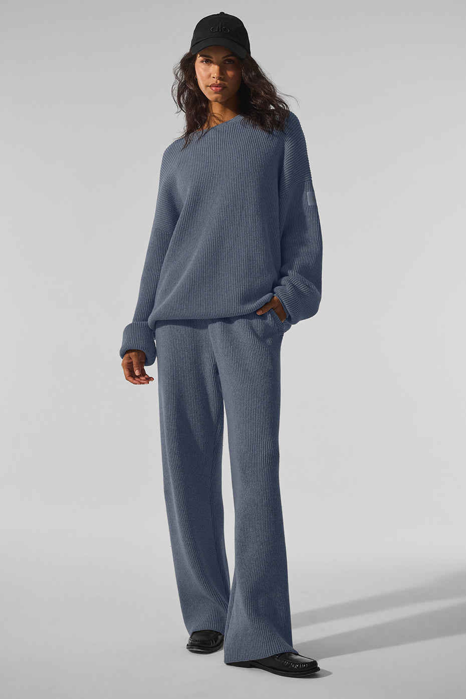 Domain Rib Knit Crew Sweater