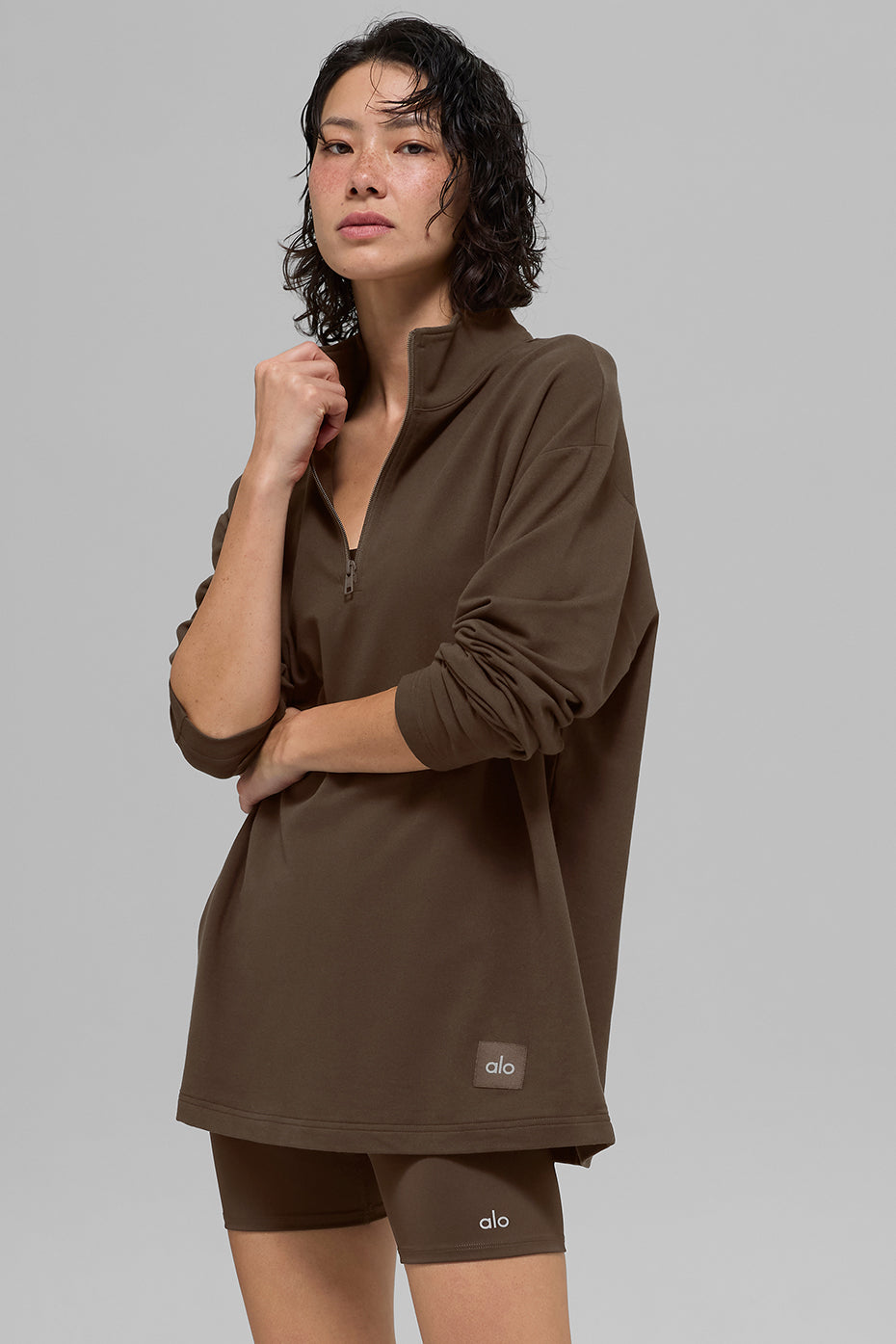 Double Take Long Sleeve 1/4 Zip