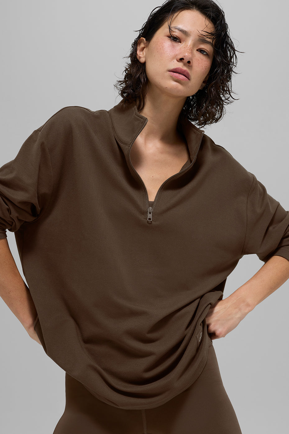 Double Take Long Sleeve 1/4 Zip