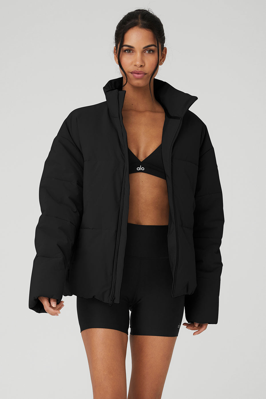 Stretch Woven Street Puffer
