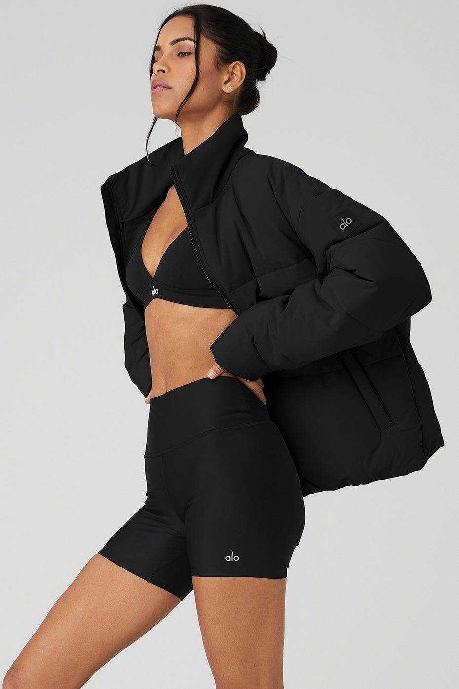 Stretch Woven Street Puffer