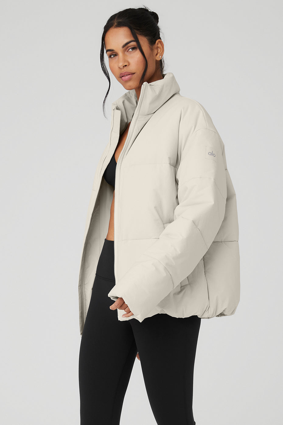 Stretch Woven Street Puffer