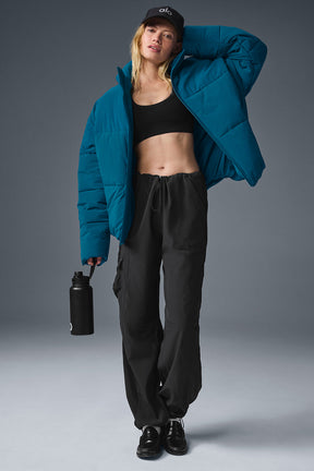 Stretch Woven Street Puffer