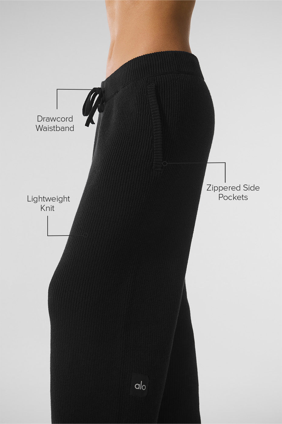 Domain Rib Knit Sweatpant