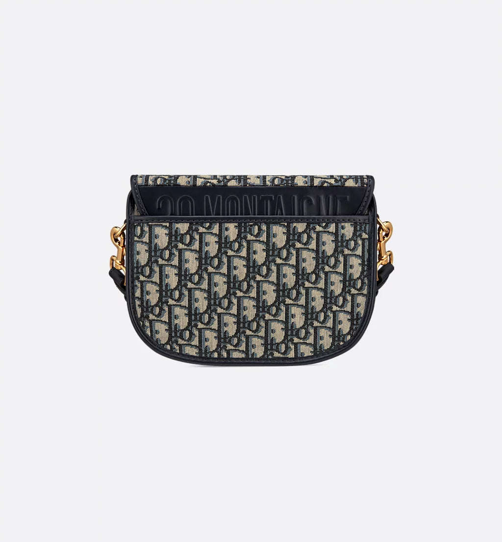 Medium Dior Bobby Bag Blue Dior Oblique Jacquard