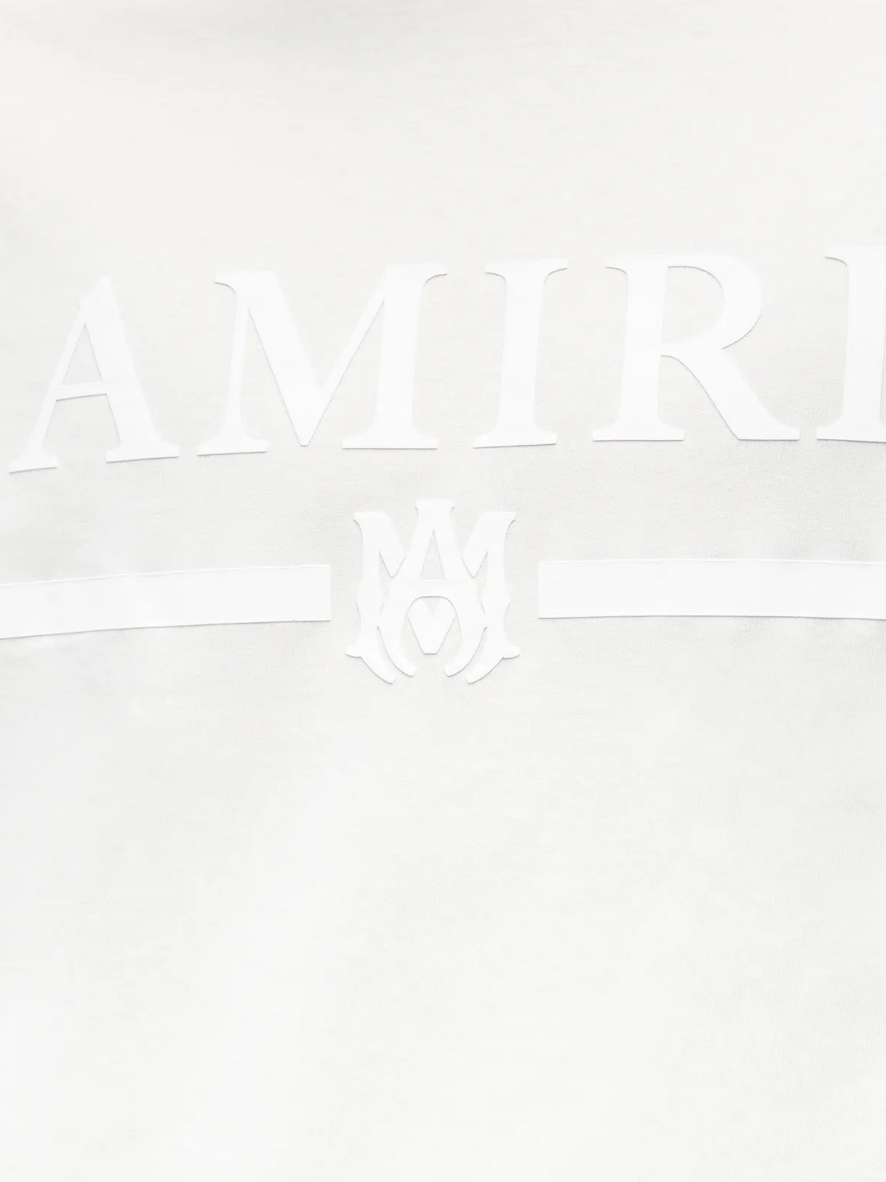 AMIRI MA BAR LOGO TEE ALABASTER