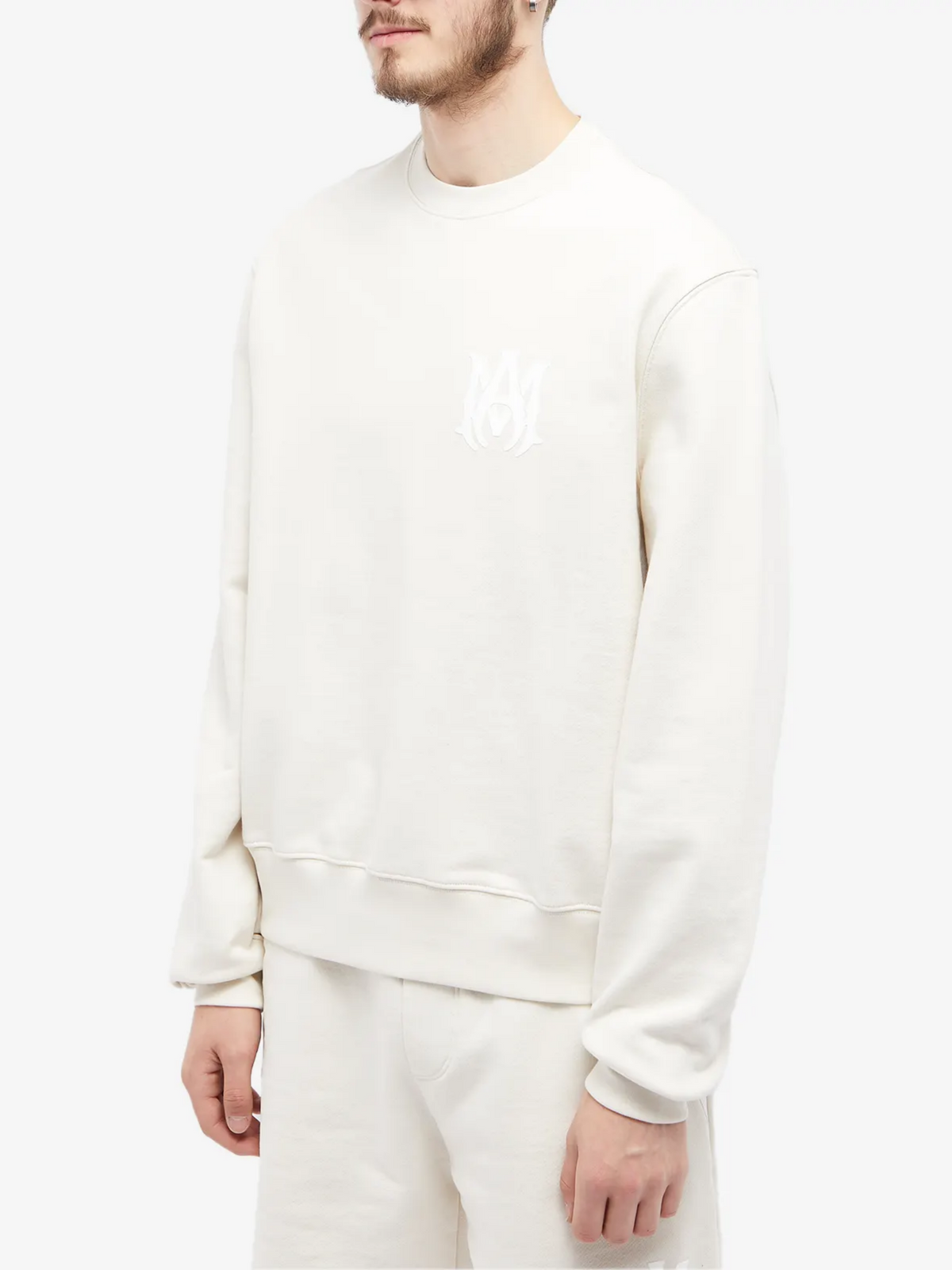 AMIRI MA CORE CREW SWEATSHIRT ALABASTER