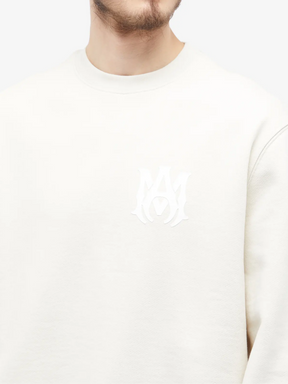 AMIRI MA CORE CREW SWEATSHIRT ALABASTER