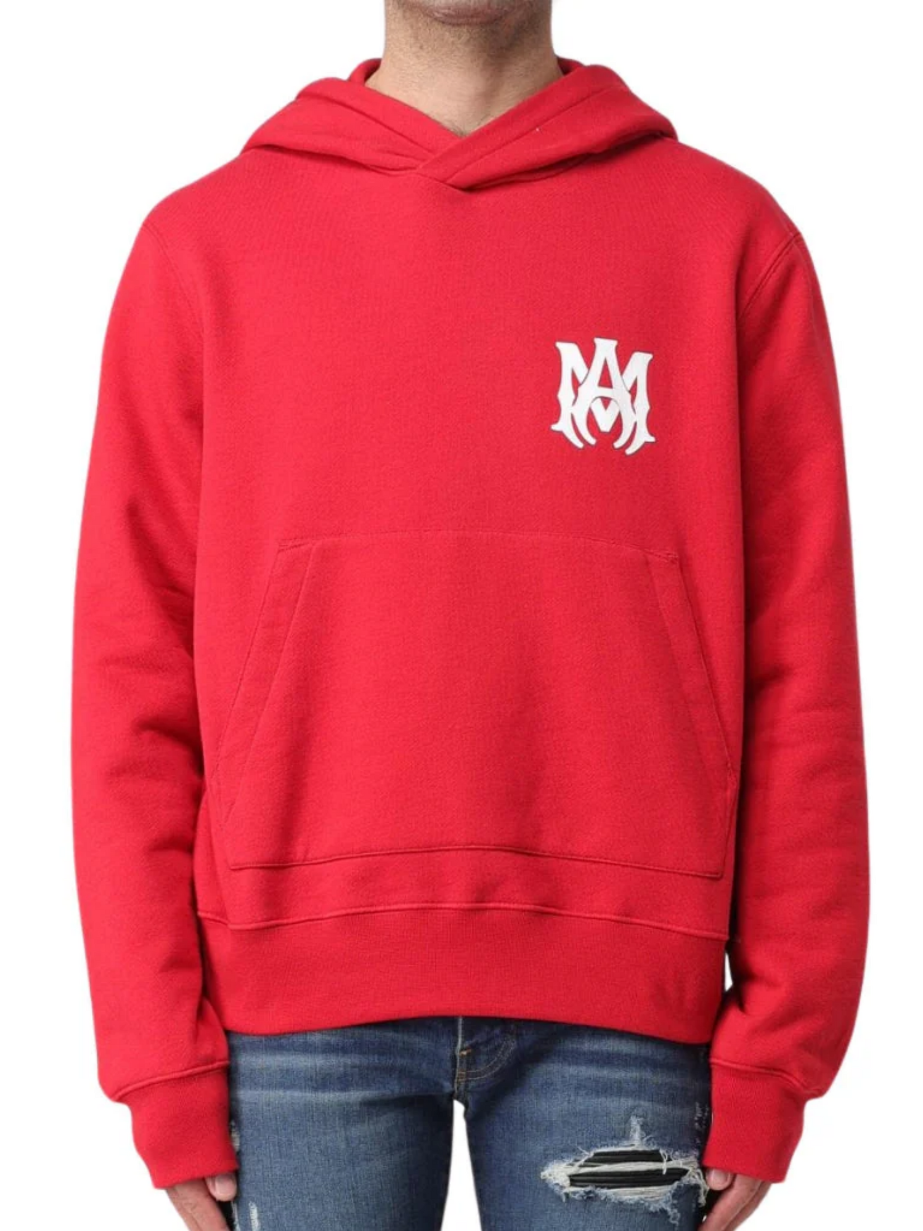 AMIRI MA LOGO HOODIE RED